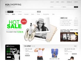韩国淘宝类-服饰购物电子商务PSD模板