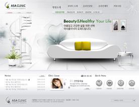 韩国家居建材产品企业公司网站PSD模板