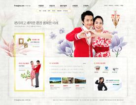 舞者-韩式舞蹈教育培训类网站PSD模版下载