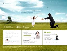 韩国freegine creation金融财经类PSD模板下载。GR-089