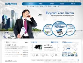 韩国科技投资企业网站PSD