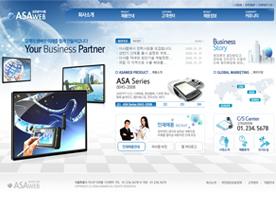韩国科技产品展示网页PSD模板