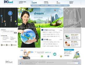 韩国农业企业公司网站PSD