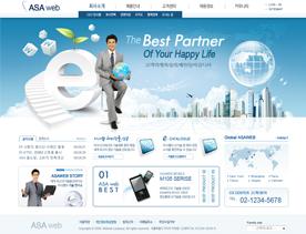 韩国科技互联网公司网站PSD