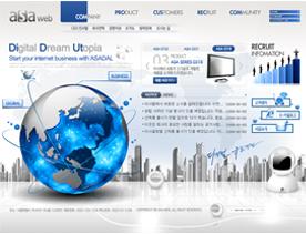 韩国互联网企业公司网站PSD模板欣赏下载