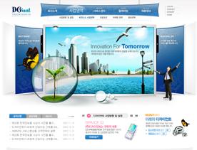 韩国房地产楼盘开发设计PSD模板